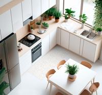 Hydraulische tegels vinyl vloerkleed Terrazo snoep