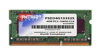 Patriot Memory 4GB DDR3 SODIMM geheugenmodule 1 x 4 GB 1333 MHz - thumbnail
