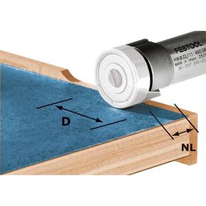 Festool HW D22/8-OFK 500 Freesbit Kantenfrees 22,0x8,0mm - 490085