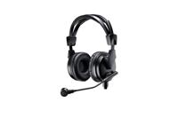 Shure BRH50M-LC hoofdtelefoon/headset Microfoon-windscherm Bedraad Hoofdband Podium/studio Zwart