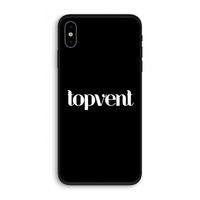 Topvent Zwart: iPhone XS Biologisch afbreekbaar hoesje