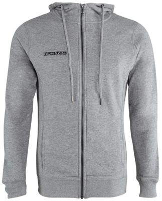 CONTEC Ct zip hoodie zip bright size, xl light grey