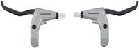 SHIMANO remgreep "alivio bl-t4000" br.lever shim. alivio pair 2-f sil.w.cab.+sle.