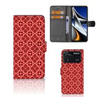 Xiaomi Poco X4 Pro 5G | Telefoon Hoesje | Batik Rood