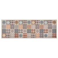 VidaXL Keukenmat wasbaar mosaic colour 45x150 cm