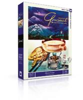 New York Puzzle Company Puzzel Kaasfondue - 500 stukjes