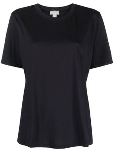 Hanro t-shirt en coton biologique - Noir