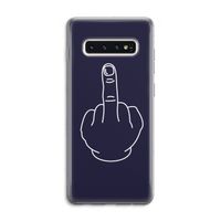 F**k U: Samsung Galaxy S10 4G Transparant Hoesje