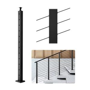 VEVOR Kabelleuningpaal 1067x50.8x50.8mm 30° Gaten 1JZLGZXHS106W3XAA001V0