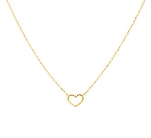 TFT Collier Geelgoud Hart 0,8 mm 40 - 42 - 44 cm