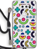 8-bit N°6: LG V30 Transparant Hoesje met koord