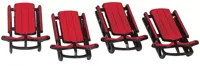 Lemax sled s/4 kerstdorp accessoire Vail Village 2003
