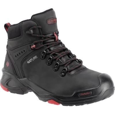 Baak Big Bruno 6646 S3 | Zwart/Rood | Maat 44 - 4031783002925