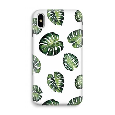 Tropische bladeren: iPhone X Tough Case