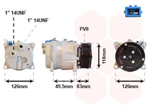 Van Wezel Airco compressor 5800K303