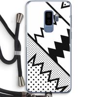 Pop Art #5: Samsung Galaxy S9 Plus Transparant Hoesje met koord