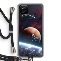 Examiner: Samsung Galaxy A12 Transparant Hoesje met koord