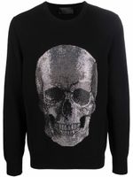 Philipp Plein pull Iconic Skull en cachemire - Noir - thumbnail