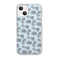 Poezen: iPhone 13 mini Transparant Hoesje