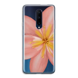 Pink Ellila Flower: OnePlus 7 Pro Transparant Hoesje