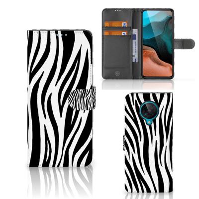 Xiaomi Poco F2 Pro | Telefoonhoesje | Met pasjeshouder | Zebra
