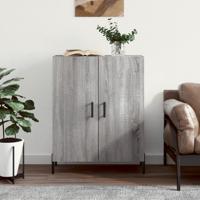 Dressoir 69,5x34x90 cm bewerkt hout grijs sonoma eikenkleurig