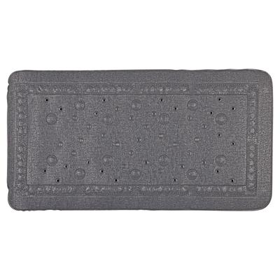 Differnz Tutus inlegmat bad - 100% PVC - anti-slip laag - 68 x 36 cm - antraciet