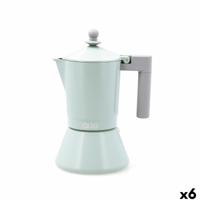 Percolator Quid Ozon Groen Metaal 6 Kopjes (6 Stuks)