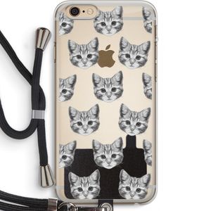 Kitten: iPhone 6 PLUS / 6S PLUS Transparant Hoesje met koord