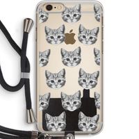 Kitten: iPhone 6 PLUS / 6S PLUS Transparant Hoesje met koord