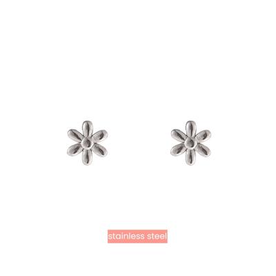 Day&Eve Oorbellen Small Flower Stud | Zilver