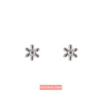 Day&Eve Oorbellen Small Flower Stud | Zilver