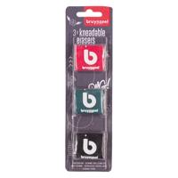 Bruynzeel Kneedgummen 3 Stuks Assorti Bruynzeel Kneedgummen 3 Stuks Assorti