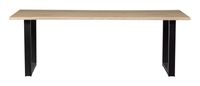 WOOOD Boomstam Eettafel 'Tablo' met U-poot, 200 x 90cm