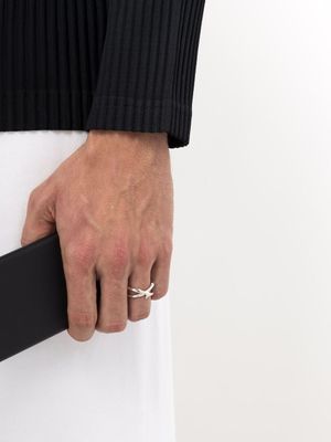 Shaun Leane bague à détail épines de rose - Argent