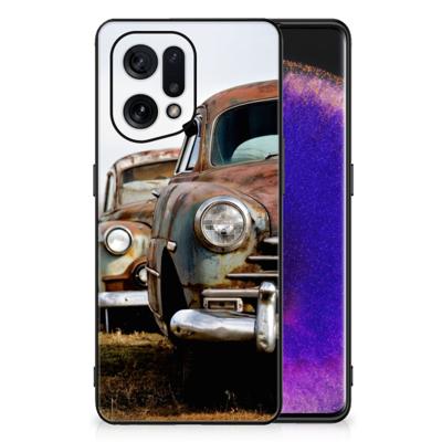 OPPO Find X5 Silicone Back Case Vintage Auto