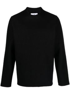 Stone Island pull en laine à logo brodé - Noir