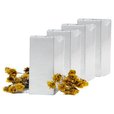 Steekschuim - 4x - grijs - oase - droog gebruik - 20 x 7,5 x 10 cm - bloemstukken/ kerststukjes make