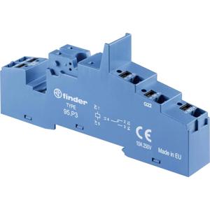 Finder 95.P3 Relaissocket Geschikt voor serie: Finder serie 40, Finder serie 99, Finder serie 86 Finder 40.31, Finder 99.02, Finder 86.30.0.024.0000 Tray 1