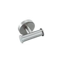 Fortifura Calvi Handdoekhaak - rond - dubbel - Geborsteld RVS PVD (RVS) Double_Towelhook_RVS