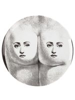 Fornasetti assiette imprimée - Noir - thumbnail