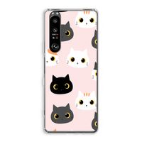 Katten: Sony Xperia 1 III Transparant Hoesje