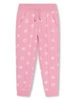 HUGO KIDS pantalon de jogging à logo imprimé - Rose