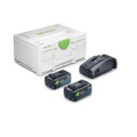 Festool SYS 18V 2xTBX4/TCL6DUO Energie-set in Systainer - 578819