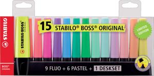 Markeerstift Stabilo Boss Original 15 kleuren