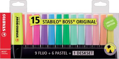 Markeerstift Stabilo Boss Original 15 kleuren
