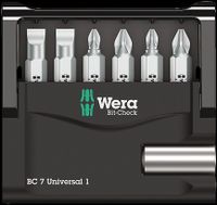 Wera Bit-Check 7 Universal 1, 7 -delig - 1 stuk(s) - 05056295001 - thumbnail