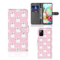 Samsung Galaxy A71 | Telefoonhoesje | Met pasjeshouder | Sleeping Cats
