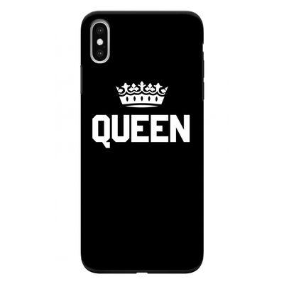 Queen zwart: iPhone XS Max Tough Case