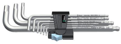 Wera 3950/9 Haakse schroevendraaierset 1.5 mm, 2 mm, 2.5 mm, 3 mm, 4 mm, 5 mm, 6 mm, 8 mm, 10 mm 9-delig